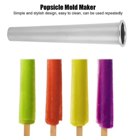 Stainless Steel Ice Cream Mold Popsicle Mold Maker for Home Flat Head Round Cup